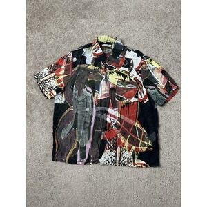 Mens Shirt Our Legacy Box Peace Basquiat Style Made Portugal, Size US M